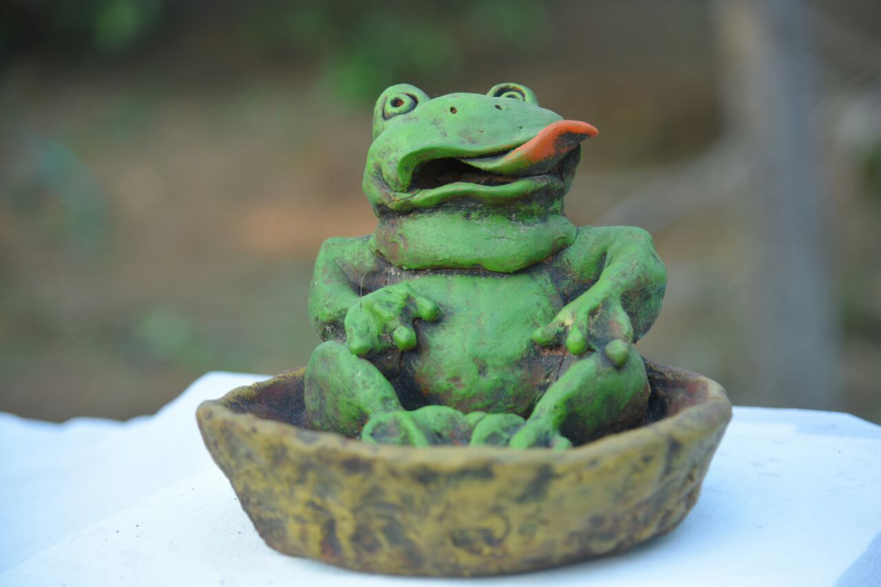 A bit of quirk and fun A sample of Laren Pinto's work in terracotta with Venki Palimar
