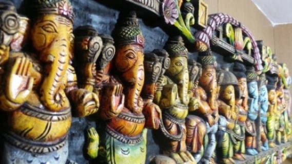 Dashavatara and Ganapathi Ganapathi sculptures and paintings