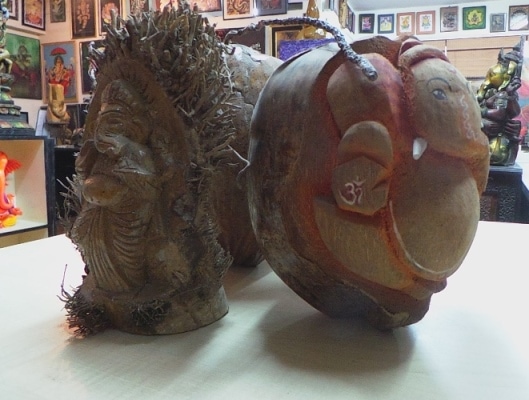 Unusual Ganapathis Ganapathi sculptures and paintings