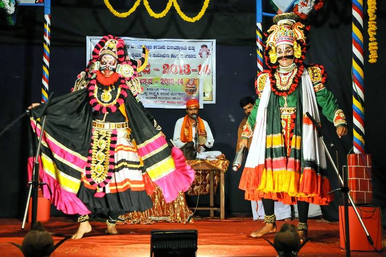 Yakshotsav at SDM Law College Mangalore Yakshagana
