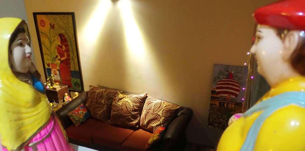A bird's eye view anyone? Nooks for display- Diwali decor