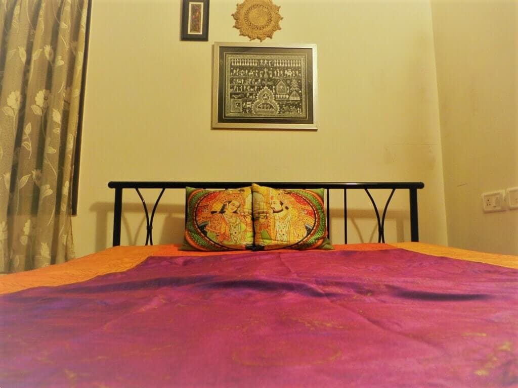 Some bright colours for Diwali Clutter free Diwali decor