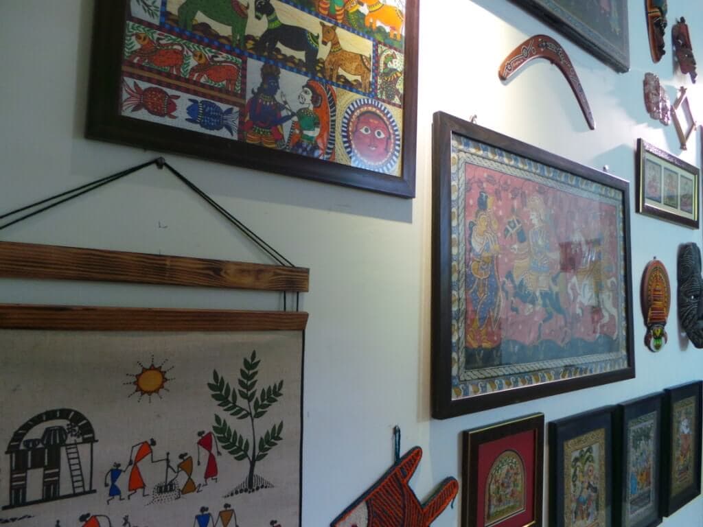 Gallery wall for Diwali