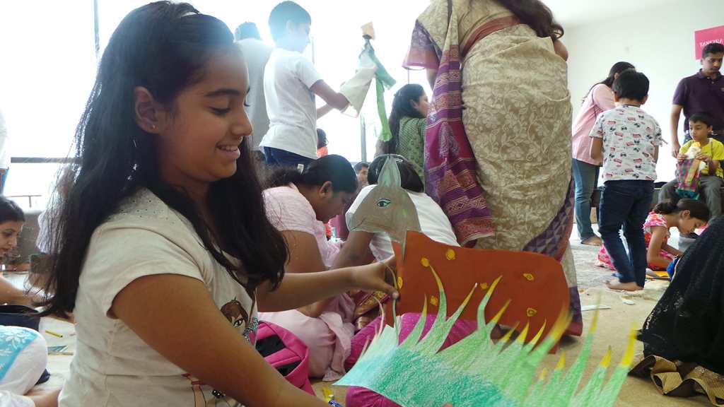The props Puppet making workshop.