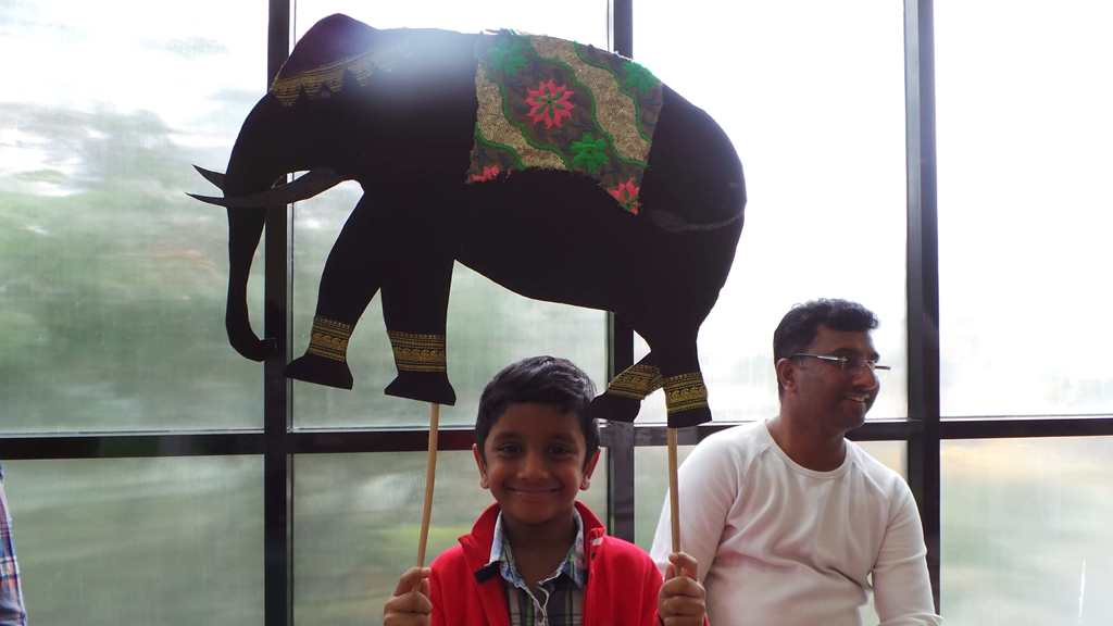 Elephants and props Puppet making workshop.