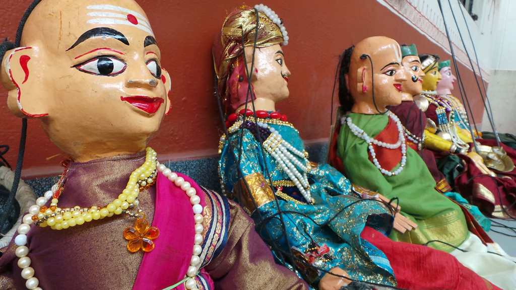 The Puppet show by Rangaputhali at Sankalpa