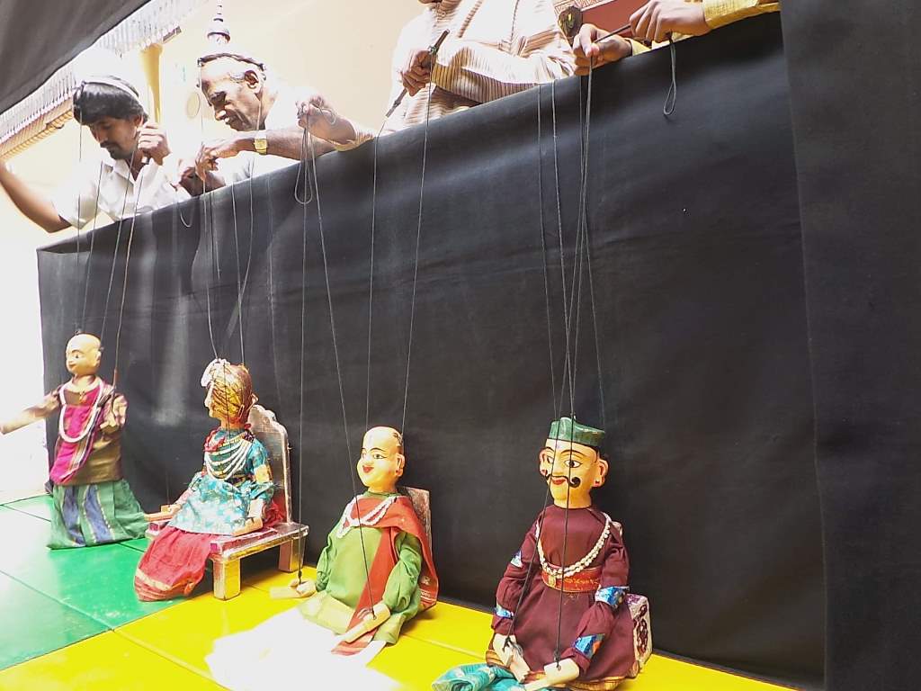 The Puppet show by Rangaputhali at Sankalpa