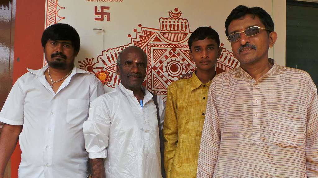 The team from Rangaputhali The Puppet show by Rangaputhali at Sankalpa