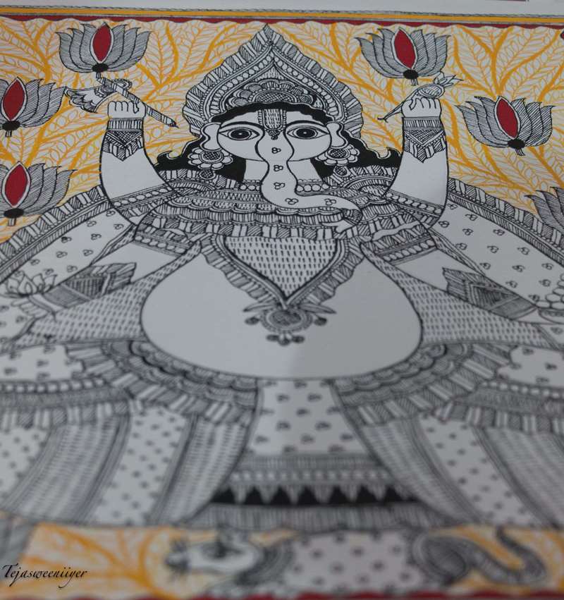 Madhubani by Vidushini Prasad at A Hundred Hands annual collective