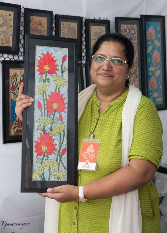 Vidushini Prasad Madhubani by Vidushini Prasad at A Hundred Hands annual collective