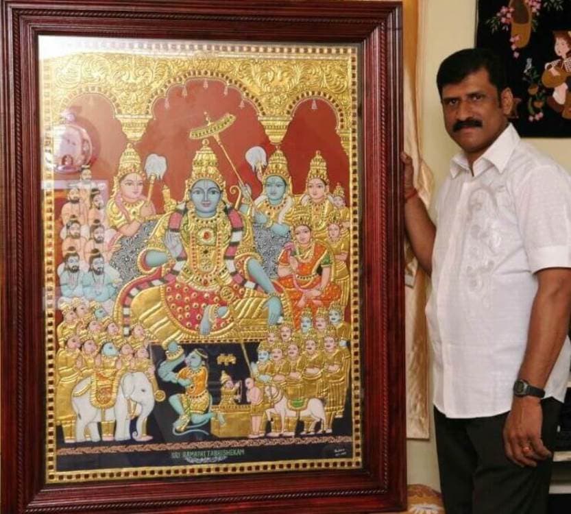 D Sreenivas - Tanjore Artist