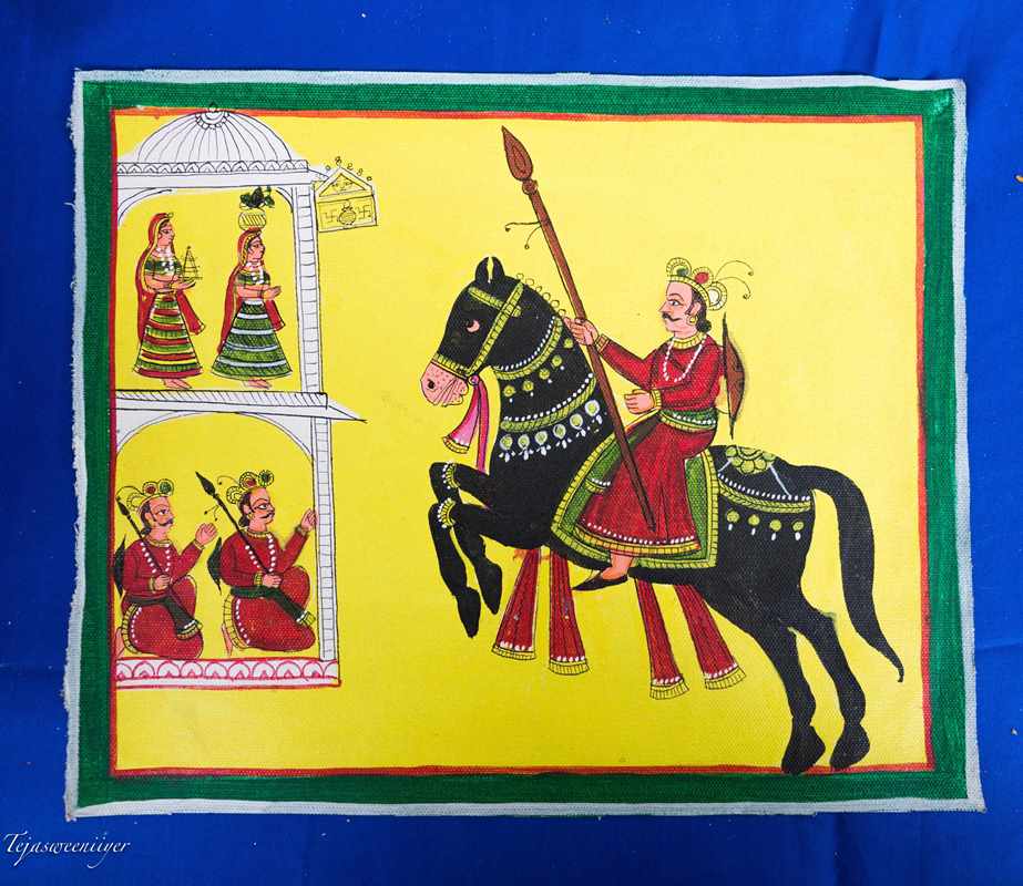 Fabric painting Kaavad from Rajasthan