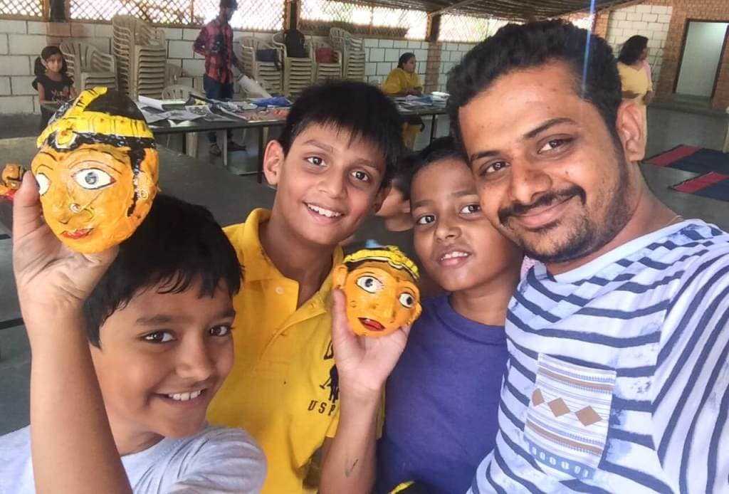 Mask making Cherial Art Sai Kiran Varma